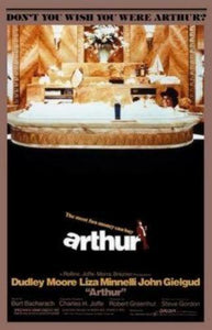 Arthur Dudley Moore movie poster Sign 8in x 12in