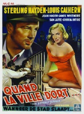 Asphalt Jungle Movie Poster French 16inx24in The Poster Depot