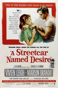 A Streetcar Named Desire movie poster Sign 8in x 12in