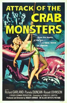 Attack Of Crab Monsters Metal Movie Poster 8in x 12in