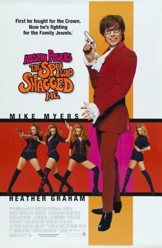 Austin Powers 2 Metal Movie Poster 8in x 12in