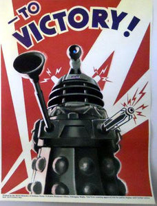 Daleks To Victory 2'X3' Photo Sign 8in x 12in