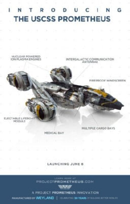 Prometheus poster USCSS Prometheus for sale cheap United States USA