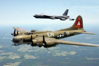 B17 And B52 Metal Print 8in x 12in
