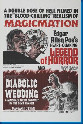 (24inx36in ) Legend Of Horror Double Feature poster