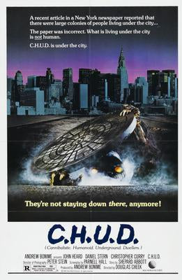 Chud C.H.U.D. Metal Movie Poster 8in x 12in