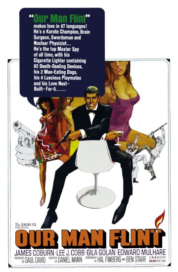 Our Man Flint poster 24in x 36in for sale cheap United States USA