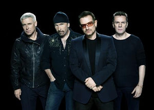 U2 Poster Black Group Pose