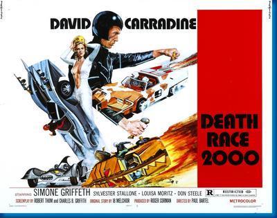 Deathrace 2000 David Carradine poster