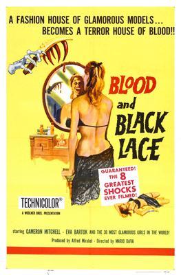 Blood And Black Lace Metal Movie Poster 8in x 12in