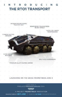 Prometheus poster 27inx40in RT01 transport The Poster Depot