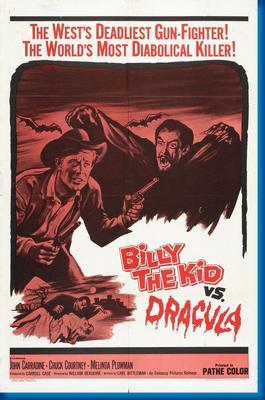 (24inx36in ) Billy The Kid Vs Dracula poster Print
