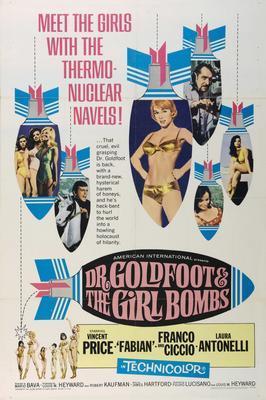 Dr Goldfoot And The Girlbombs movie poster Sign 8in x 12in