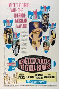 Dr Goldfoot And The Girlbombs movie poster Sign 8in x 12in