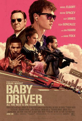 Baby Driver Metal Movie Poster 8in x 12in The Poster Depot