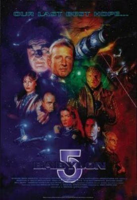 Babylon 5 Last Best Hope Metal Print 8in x 12in