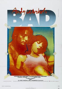 Bad Andy Warhol movie poster Sign 8in x 12in