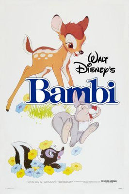 Bambi Metal Print 8in x 12in The Poster Depot