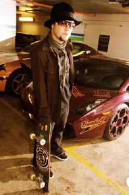 Bam Margera Poster Exotic Cars 16inx24in