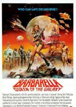 Barbarella movie poster Sign 8in x 12in