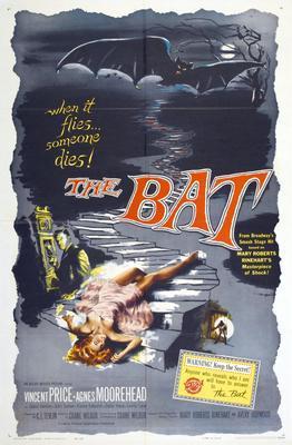 Bat movie poster Sign 8in x 12in