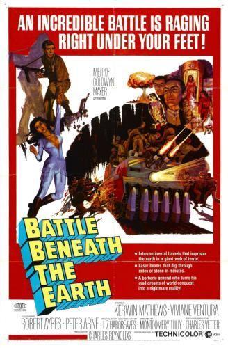Battle Beneath The Earth movie poster Sign 8in x 12in
