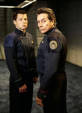 Battlestar Galactica Lee & William Adama poster tin sign Wall Art