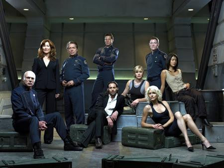 Battlestar Galactica 11x17 poster Group Portrait for sale cheap United States USA