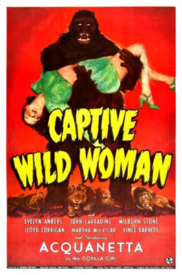 Captive Wild Woman poster for sale cheap United States USA