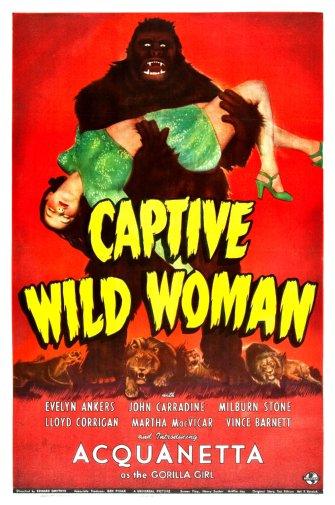 Captive Wild Woman poster 24x36