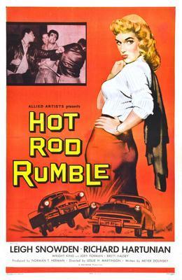Hot Rod Rumble movie poster Metal Print 8in x 12in