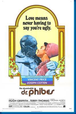 Abominable Dr Phibes Metal Movie Poster 8in x 12in