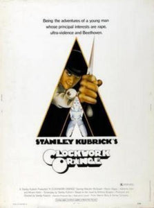 A Clockwork Orange movie poster White Photo Sign 8in x 12in