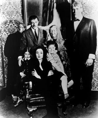 Addams Family Tv Poster Bw 16in x24 in