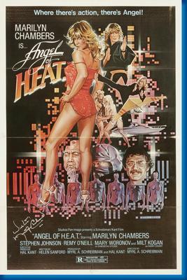 Angel Of Heat Marilyn Chambers Metal Movie Poster 8in x 12in The Poster Depot