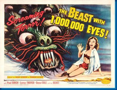 Beast With 1000000 Eyes movie poster Sign 8in x 12in