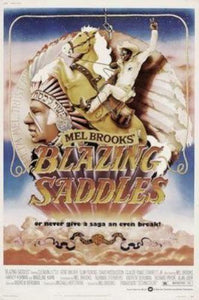 Blazing Saddles movie poster Sign 8in x 12in