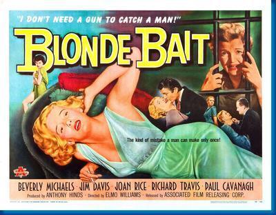 Blonde Bait movie poster Sign 8in x 12in