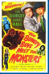 Bowery Boys Meet The Monsters The movie poster Sign 8in x 12in