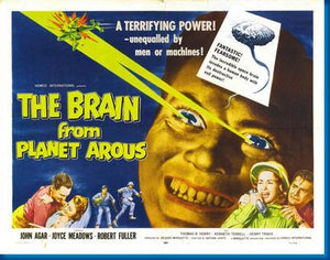 Brain From Planet Arous movie poster Sign 8in x 12in