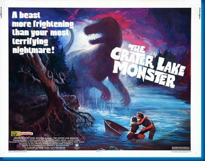Crater Lake Monster Metal Movie Poster 8in x 12in