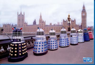 Dr. Who Daleks In London Poster 16x24 - Fame Collectibles
