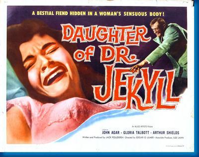 Daughter Of Dr. Jekyll Metal Movie Poster 8in x 12in
