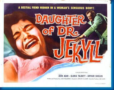 Daughter Of Dr. Jekyll movie poster Metal Print 8in x 12in