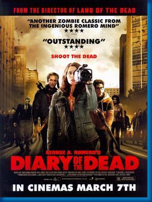 Diary Of The Dead movie poster Metal Print 8in x 12in