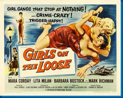 Girls On The Loose Movie 11x17 Mini Poster