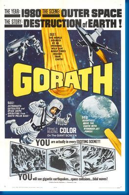 Gorath movie poster Sign 8in x 12in