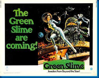 Green Slime movie poster Sign 8in x 12in