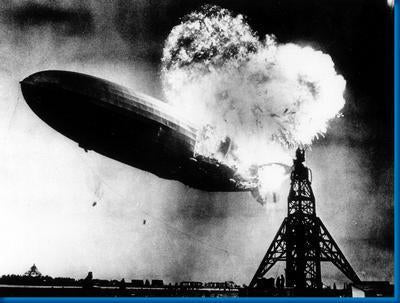 Hindenberg The poster tin Metal Print Wall Art
