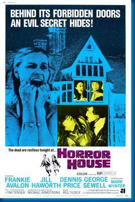 Horror House movie poster Metal Print 8in x 12in